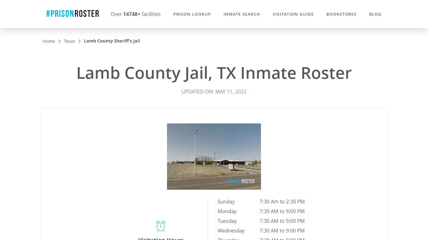 Lamb County Jail, TX Inmate Roster