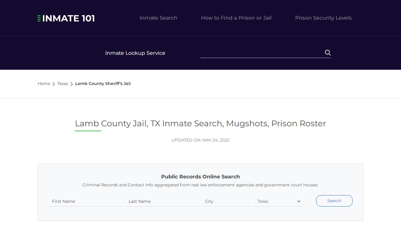 Lamb County Jail, TX Inmate Search, Mugshots, Prison Roster